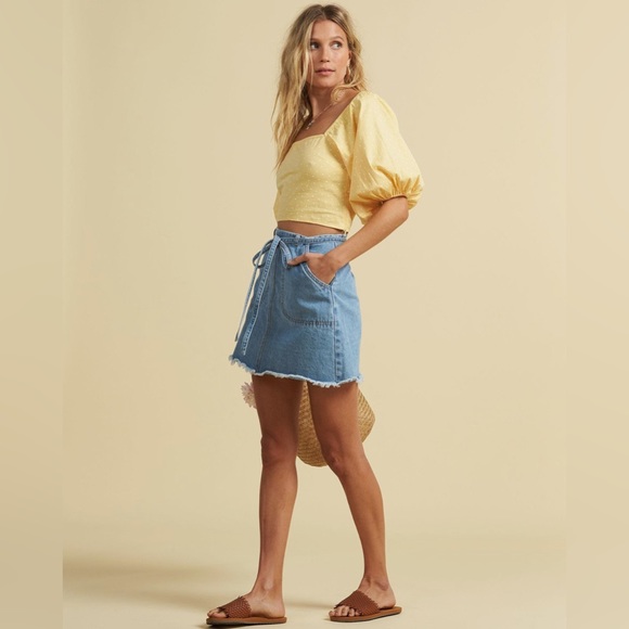 Billabong x Salty Blonde 🏝️ Denim Skirt - Picture 7 of 13